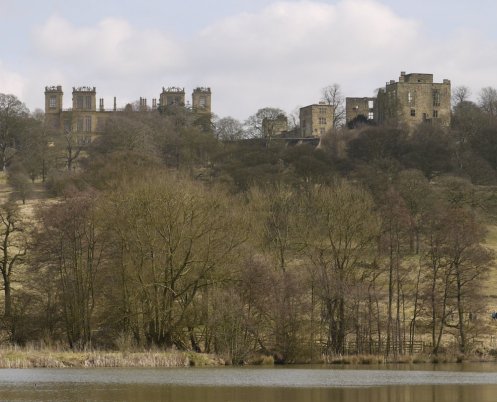The two Halls at Hardwick