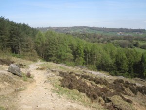 The lunch stop above Ashover, with excellent views all around