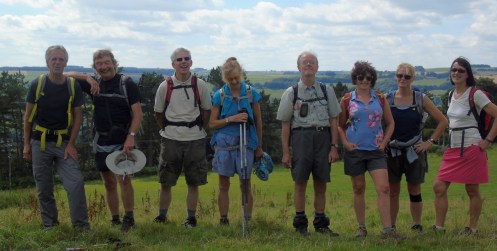 The group in Chatsworth Park