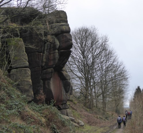 Heading down into Chatsworth from the Robin Hood