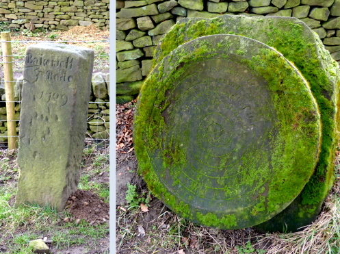 Stoop and Companion Stone above Edensor on the Bakewell track