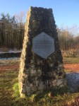 Peter Fidler memorial&nbsp;cairn